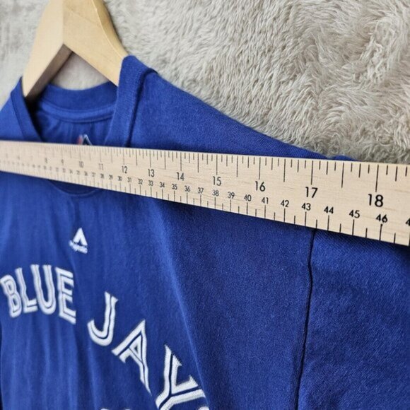 Toronto Blue Jays Josh Donaldson #20 T-Shirt Blue Short Sleeve MLB Men's Size S - Picture 5 of 10